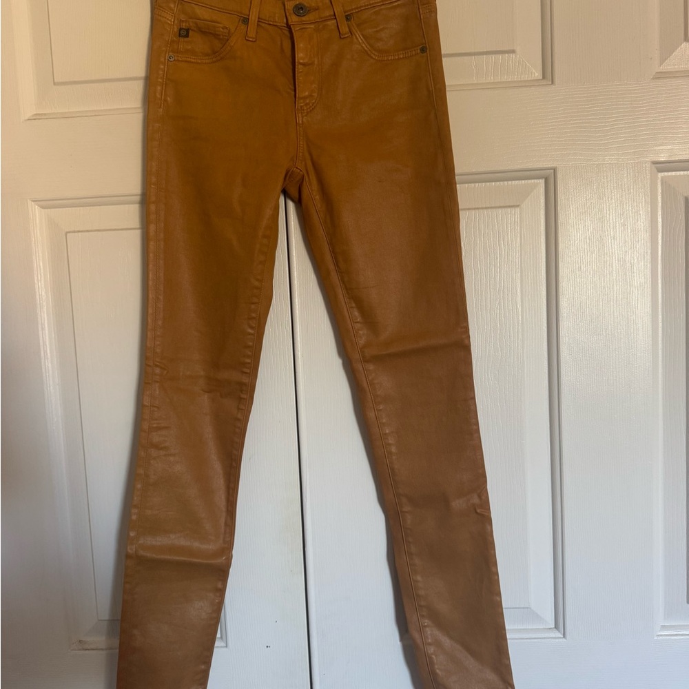 AG Women's Tan Skinny Jeans